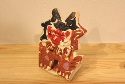 シーサー教室で作ったシーサー