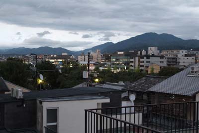 京都の夕方