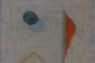 芸術館の前の夏空