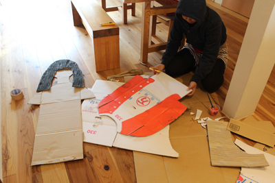 製作中のくるみちゃん