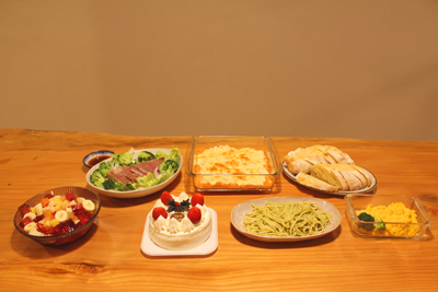 クリスマスの夕ごはん