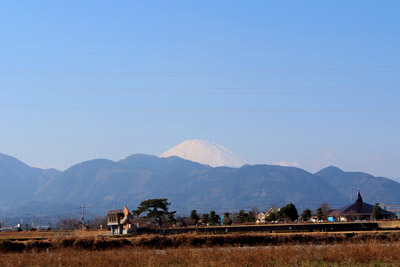 松田から見た富士山