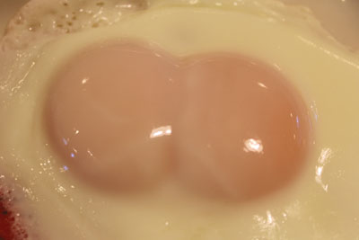 双子の目玉焼き