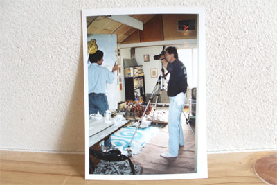 老賢者と少年が出来た日の山内龍雄と撮影者川村健一