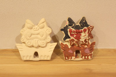 湘南獅子窯のシーサー