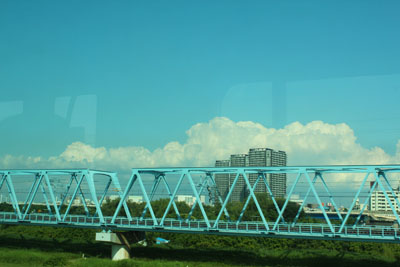 川崎から見た入道雲