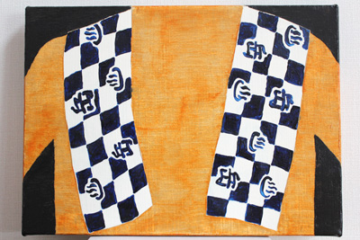 山内龍雄芸術館前の歩道