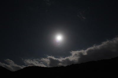 クリスタル海岸からの中秋の名月