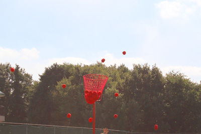 運動会の玉入れ