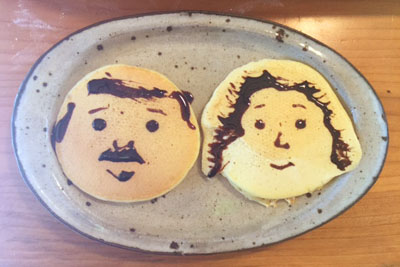 小形さんと須藤のホットケーキ