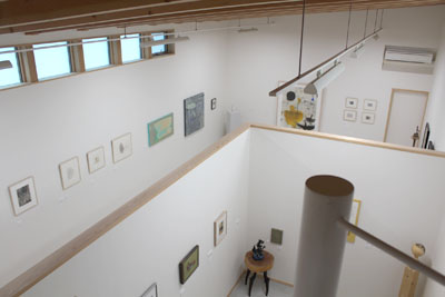 山内龍雄芸術館展示室
