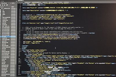 芸術館ホームページの編集画面