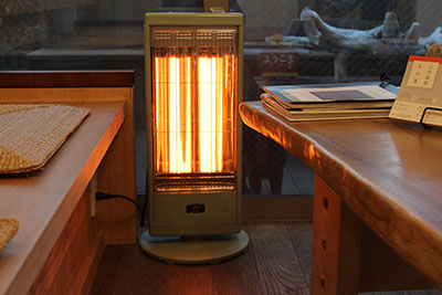 芸術館のストーブ